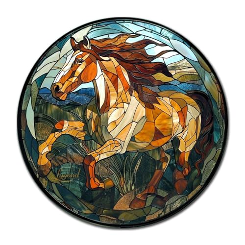 Metal Tin Sign (12×12 Inches / American Mustang-2)
