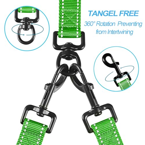 Double Dog Leash (Grass Green)