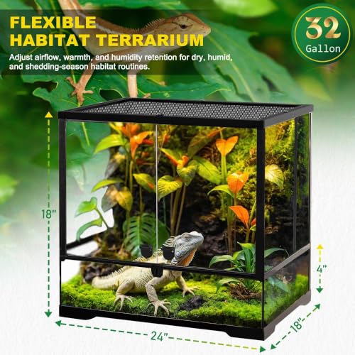 24"x18"x18" Reptile Terrarium