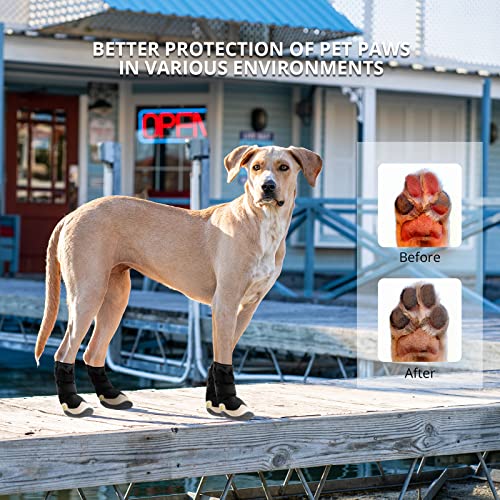 Dog Shoes for Hot Pavement Anti (Size 8: 2.95''x2.75''(L*W))