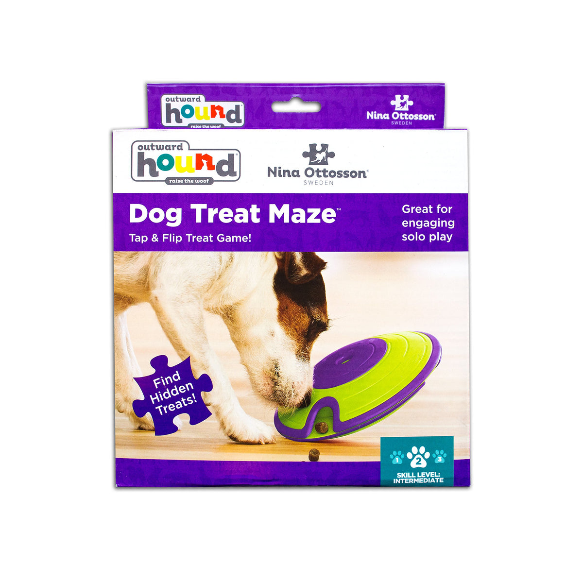 Nina Ottosson Dog Treat Maze Dog Toy (Green / One Size)