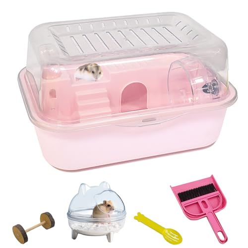 9 in 1 Hamster Cage Kit (Pink)