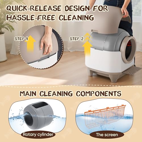 Self Cleaning Litter Box (brown)