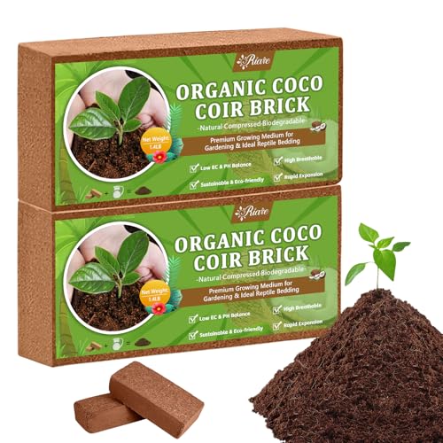2pcs Organic Coco Coir Bricks (2 Pack)