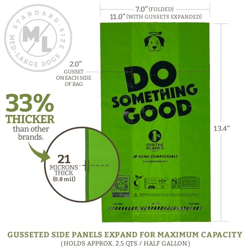 Dog Poop Bags (180 Count (Pack of 1))