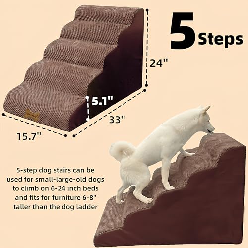 Dog Stairs & Pet Ramp for Small