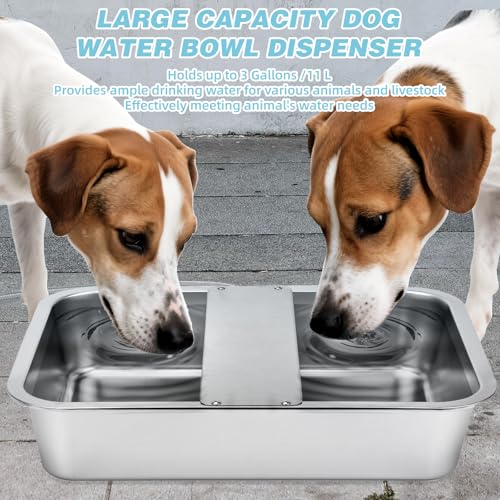 3 Gallon Dog Water Bowl Dispenser (3 Gallons)