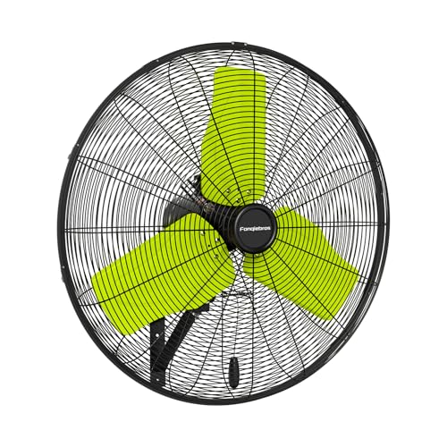 Pro 24" Industrial Wall Mount Fan (Green / 24 inches)
