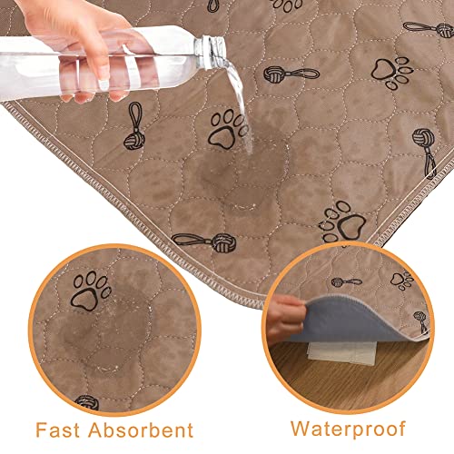 2Pack 36"x36" Pee Pads Washable Waterproof Rugs for Dog Training (2Pack 36x36)