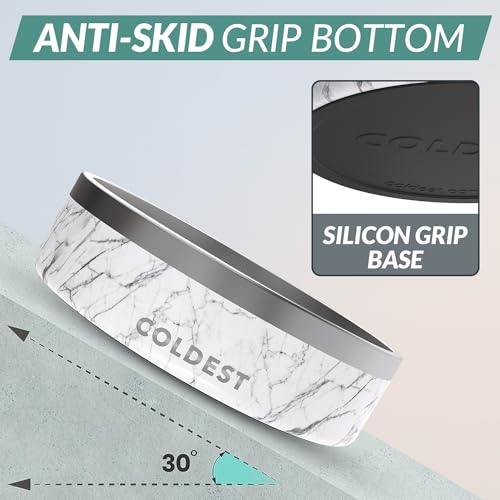 Coldest Dog Bowl (42 oz / Carrara Marble)