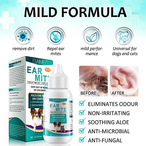 Ear Mite Treatment for Dogs (22ML(dog ear mite))
