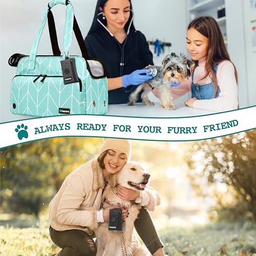 Dog Poop Bag Holder for Leash (Black Gray / Pack of 2)