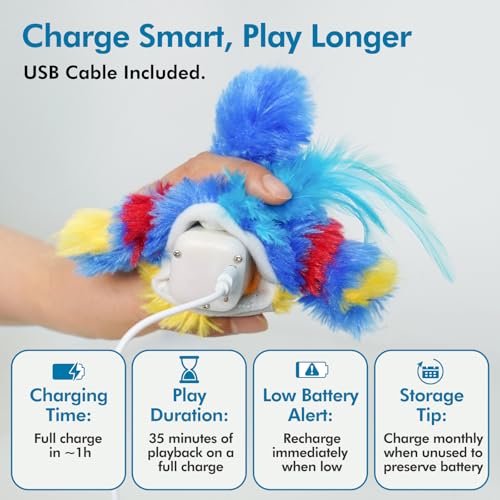 Cat Toys Flapping Bird (Blue)