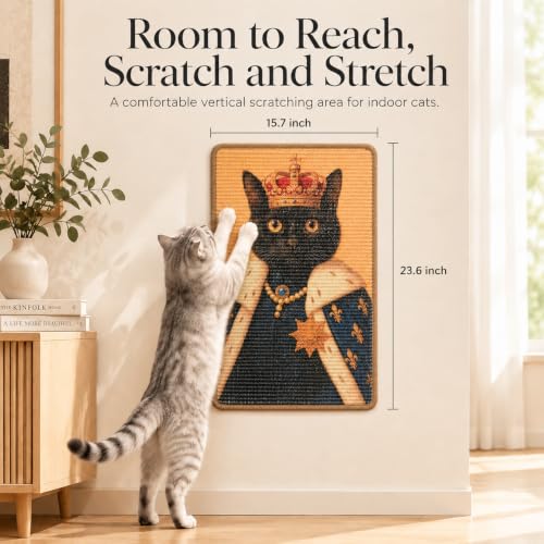 Art Sisal Cat Scratcher Mat (Monarch Cat)
