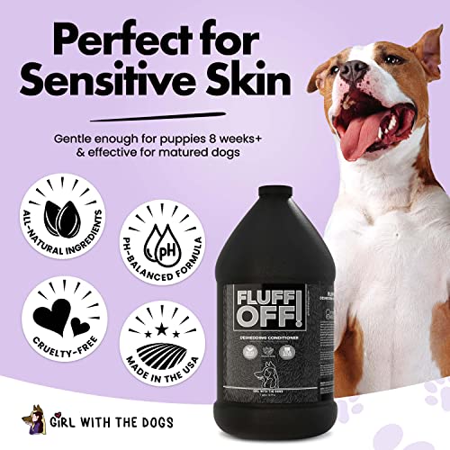 Fluff Off! by Girl With The Dogs Deshedding Dog & Cat Conditioner