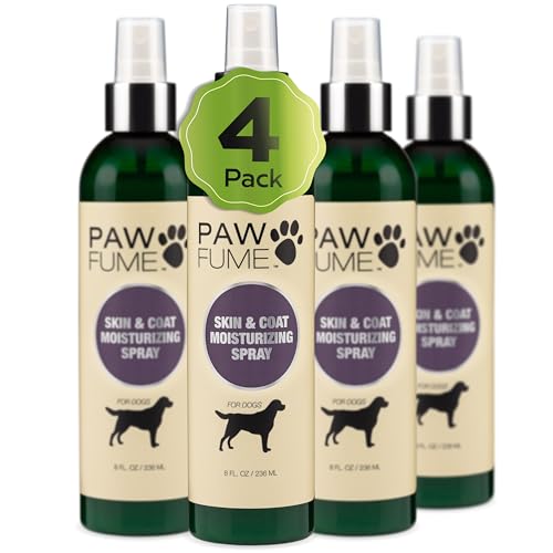 PAWFUME Skin & Coat Detangler Spray for Dogs (Conditioning Moisturizing Spray / Pack of 4)