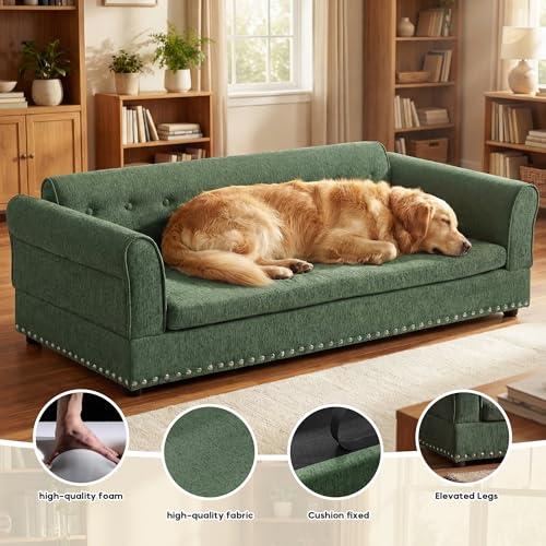 55" Dog Sofa for Medium to Large Dogs (55 inch-2 / Green)