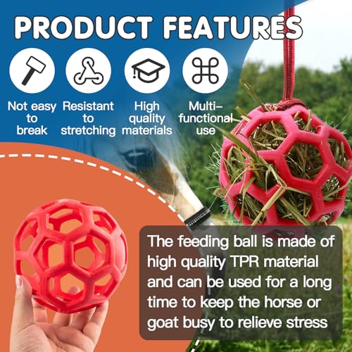 2 Pcs Hay Ball for Horses to Play with