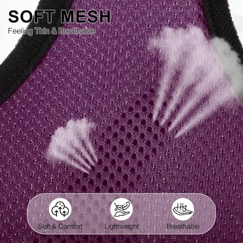 Small Dog Harness (M (NECK: 14", CHEST: 17"-21") / Purple)