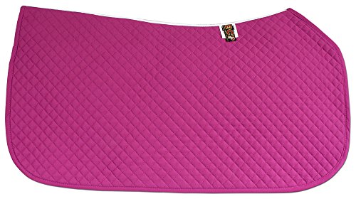 All Purpose Diamond Quilted Western Saddle Pad for Injury Prevention (Rose)