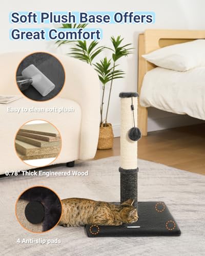 Cat Scratching Post (21.6" / Smokey Gray)