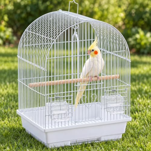 Small Bird Cage (11.8"L x 8.9"W x 15.3"H)