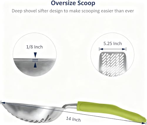 Cat Litter Scoop (Large / #03 Green)