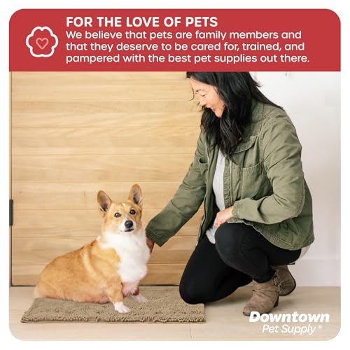 Dog Mud Mat 18" x 24" Oatmeal (18" x 24" / Oatmeal)
