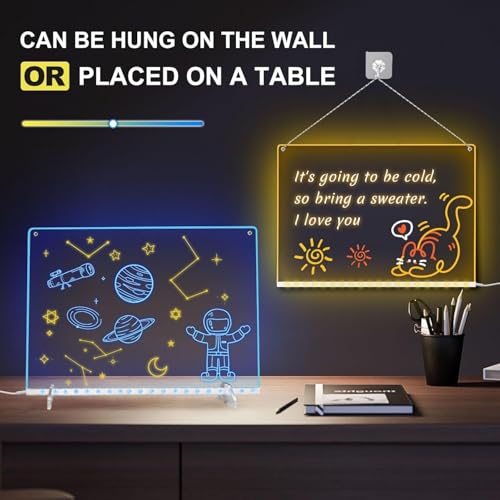 Led Note Board with Colors (White)
