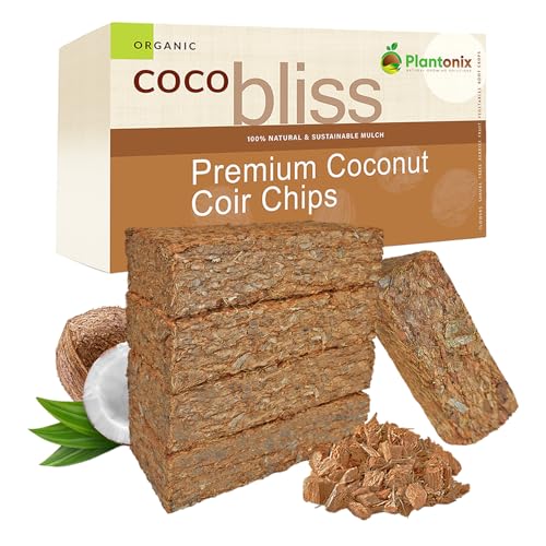 Coco Chips for Plants (Coco Chips 650gm (5 Bricks))
