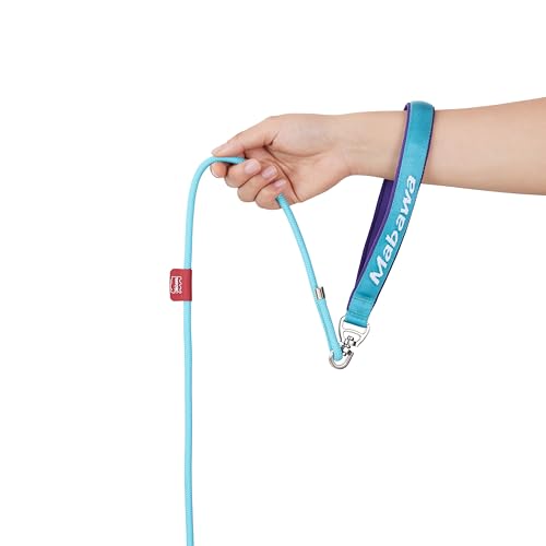 Dog Anti Slip Leash 5FT with Metal Stopper (Lake Blue / 5 FT)