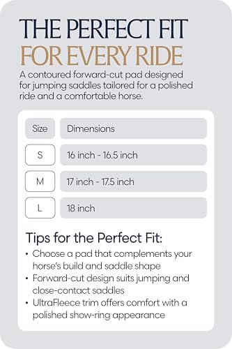 Eidsvoll Ultra Fleece Horse Saddle Pad (White / Small)
