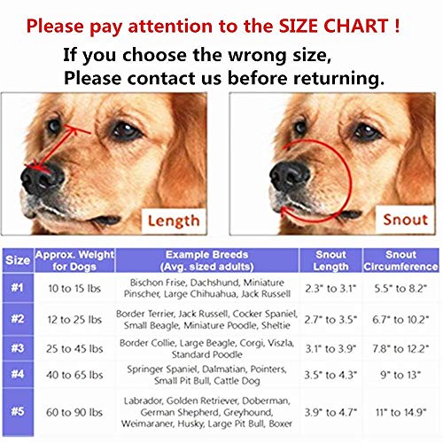 Basket Dog Muzzles (Black / 4: Snout 9-13")