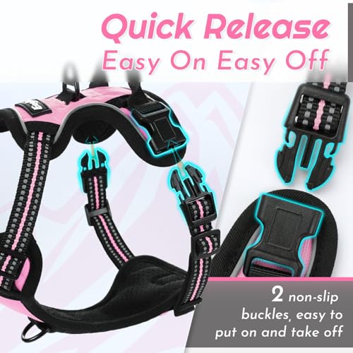 Dog Harness for Small Dogs (X-Small / Pink)