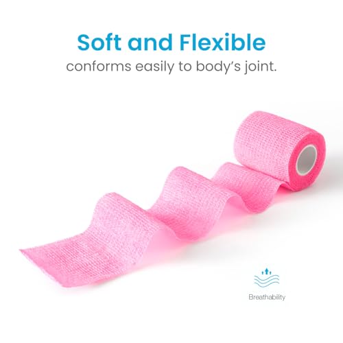Pet Wrap Self (2 Inch (Pack of 6) / Solid Color B, 2 of Each Color)