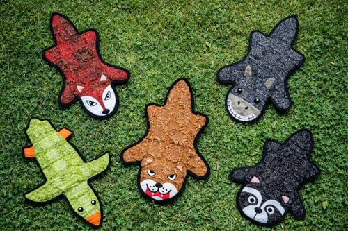 5 Pack Ultra Tough No Stuffing Squeaky Dog Toys for Large Dogs No Mess Interactive Durable Plush Chew Toy Indestructible Dog 6 Layers (5 Pack Ultra Tough Canvas Oxford / Large to X Large)