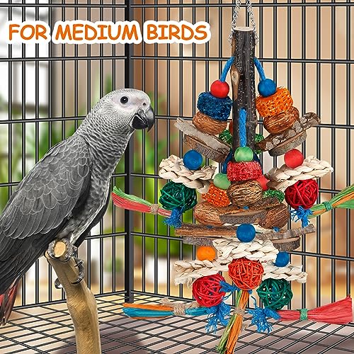 Bird Toys Parrot Toys Exciting Chewing Fun for Parakeets