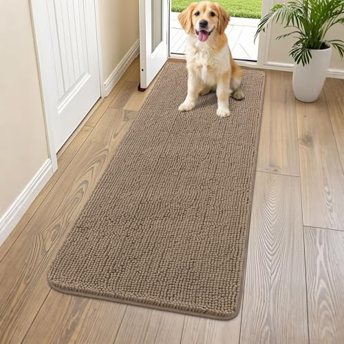 Dog Door Mat for Muddy Paws 59x20 (Camel / 59"X20")