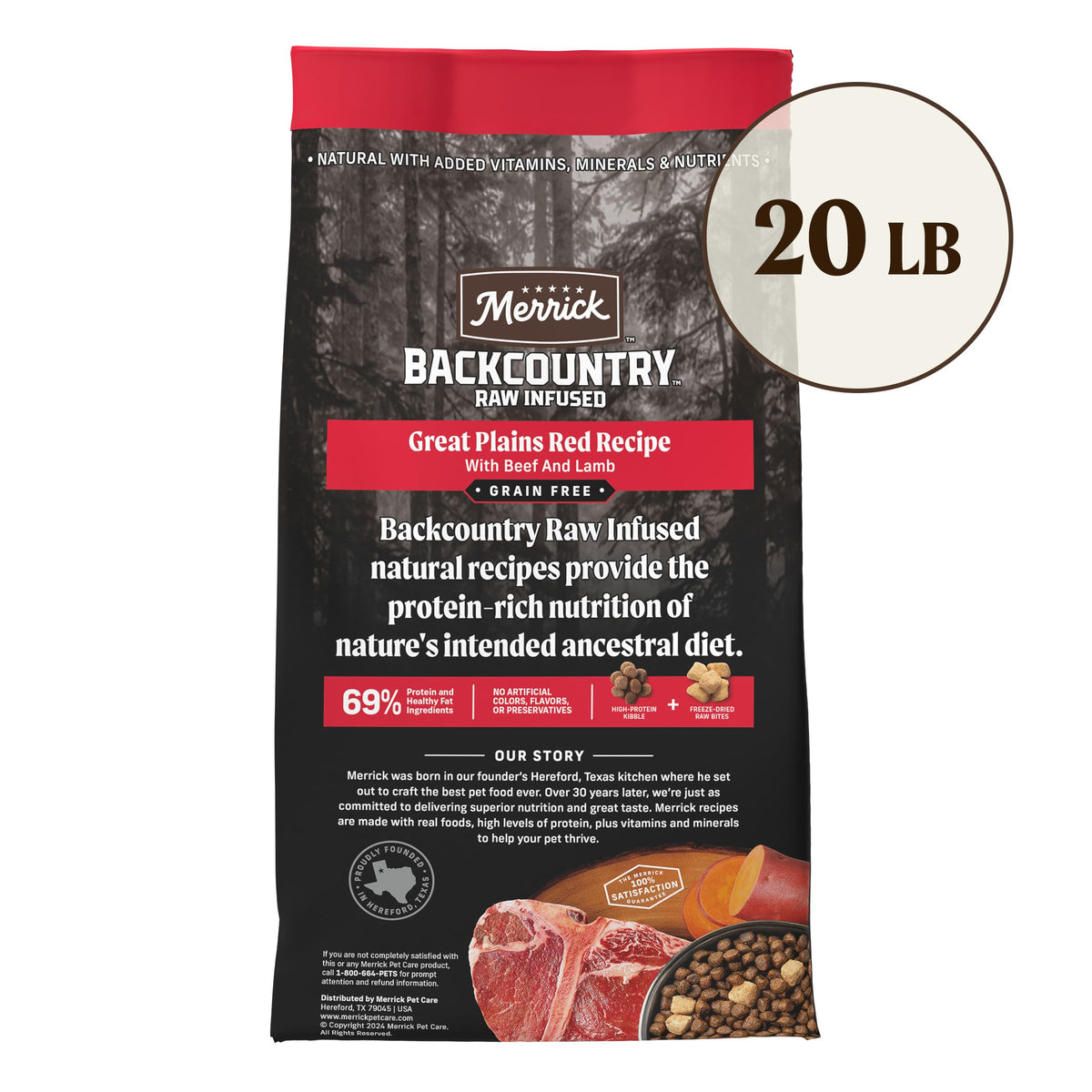 Backcountry Dry Dog Food Great Plains Red Recipe 20 lb Bag (20 Pound (Pack of 1))