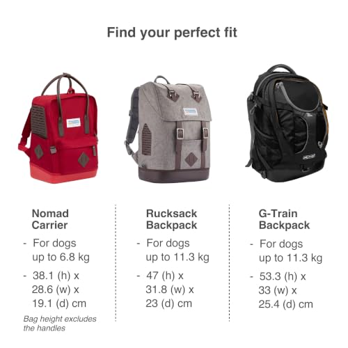 G Train Pet Carrier Backpack (Black)