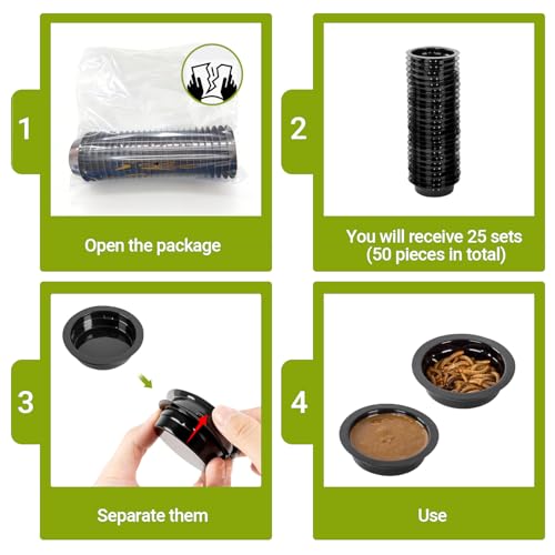 Feeding Cups 50PCS for Magnetic Feeding Ledge