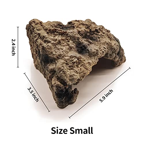 Reptile Hide Bearded Dragon Cave Hideouts Habitat Décor for Snake