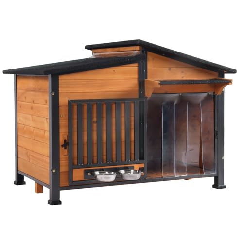 Dog House Outdoor Dog Kennel with Chew