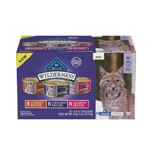 Wilderness Variety Pack Adult Paté Wet Cat Food (5.5 Ounce (Pack of 24))