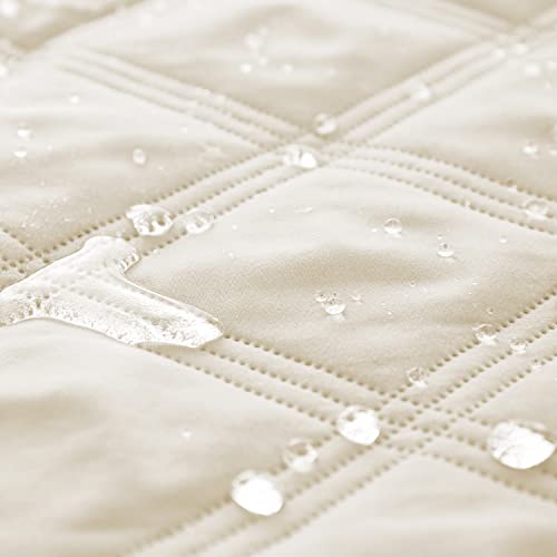 Waterproof Dog Bed Cover Pet Blanket with Anti (40x50 Inch (Pack of 1) / Ivory)