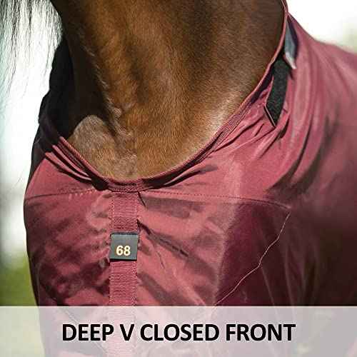 Dura Nylon Horse Stable Sheet (Horse Size 84 / Cutback | Closed Front | Legstrap / Pink)