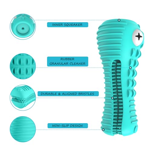 Dog Toys for Aggressive Chewers Large Medium Breed Indestructible Chew Toys (Blue)