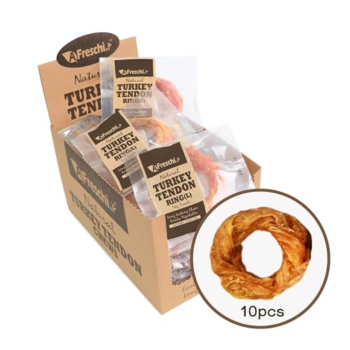 All Natural Turkey Tendon for Dogs (10 Count (Pack of 1))