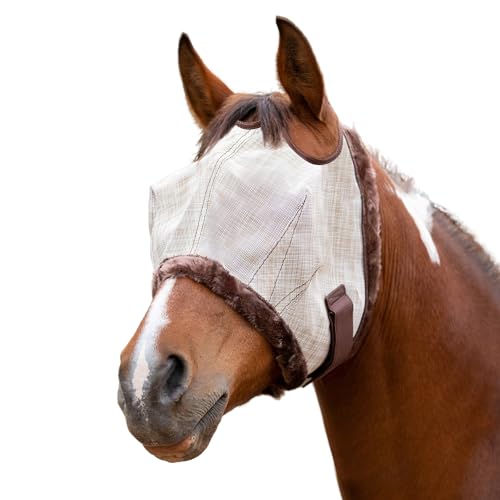 Kensington UV Fly Mask with Fleece Trim (500 - Desert Sand)