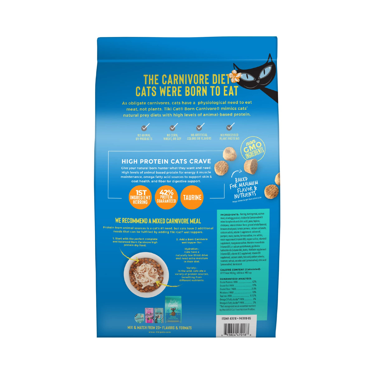Tiki Cat Born Carnivore Dry Cat Food (5.6 Pound (Pack of 1))